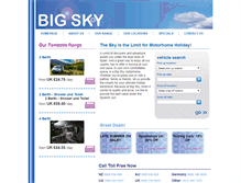 Tablet Screenshot of bigskyspainmotorhomes.com